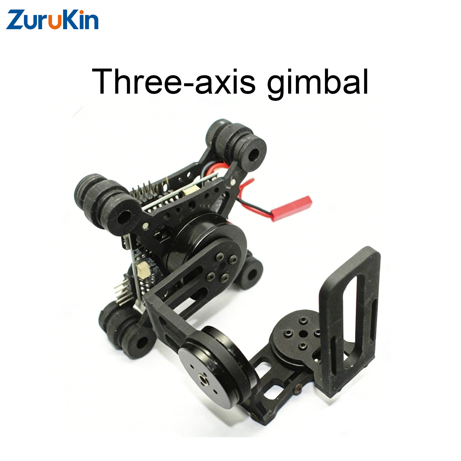 Drone Gimbal For Gopro Hero - ZuruKin 3軸ブラシレスジンバルハードウェアキット CNCアルミフレーム Storm32ビットコントローラー対応 GoPro Hero