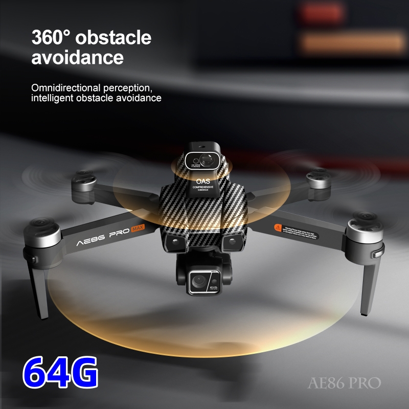 Drone Gimbal 3 Axis - AE86 PRO Max+ プロ仕様ドローン 8K HDカメラ搭載