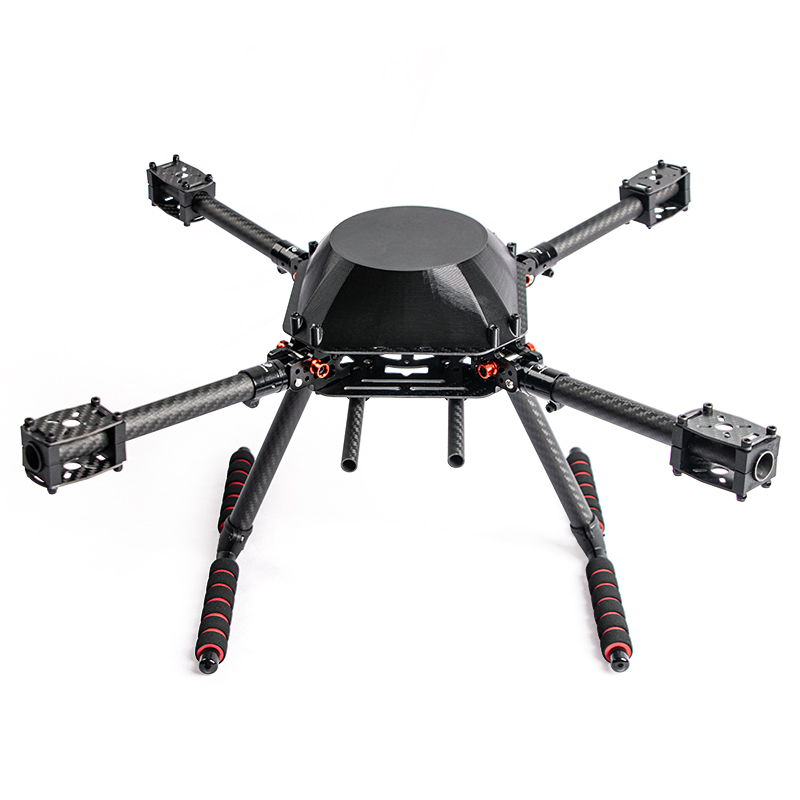 Drone Gimbal For Mirrorless - LX450 450mmフルカーボンファイバー製クアッドコプターフレーム、傘型折りたたみ式FPVクアッド、カーボンファイバー製ランディングスキッド付きF450ドローンフレーム