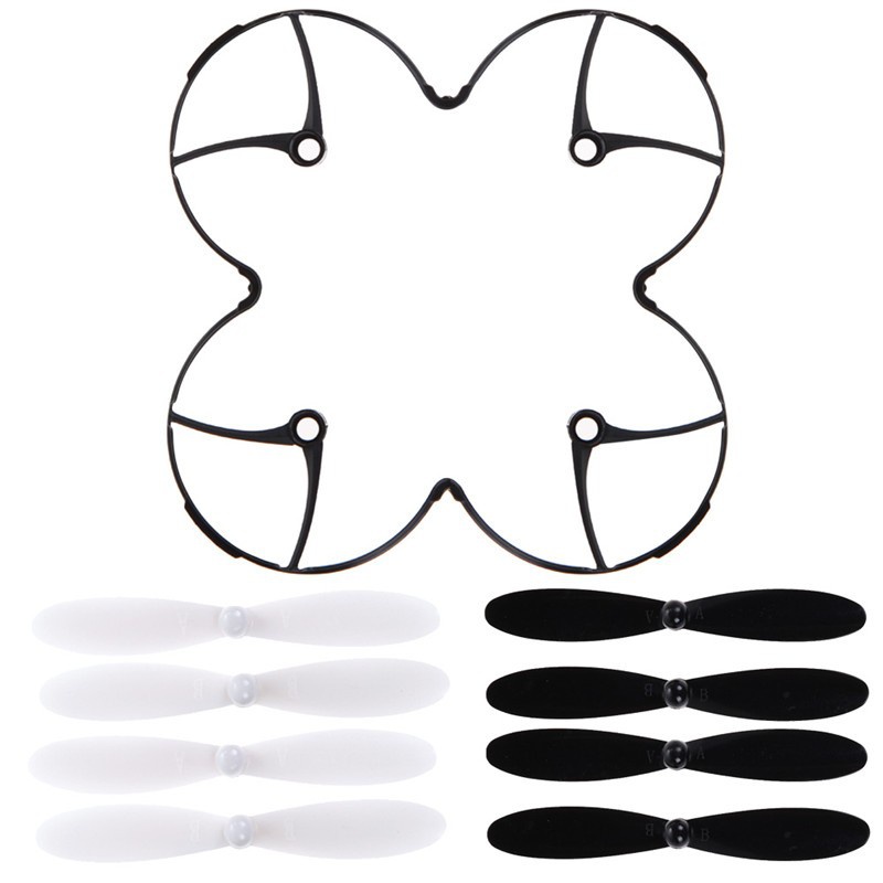 Drone Gimbal 2 Axis - Hubsan X4/X6 プロペラガードリング + 8 個の小道具
