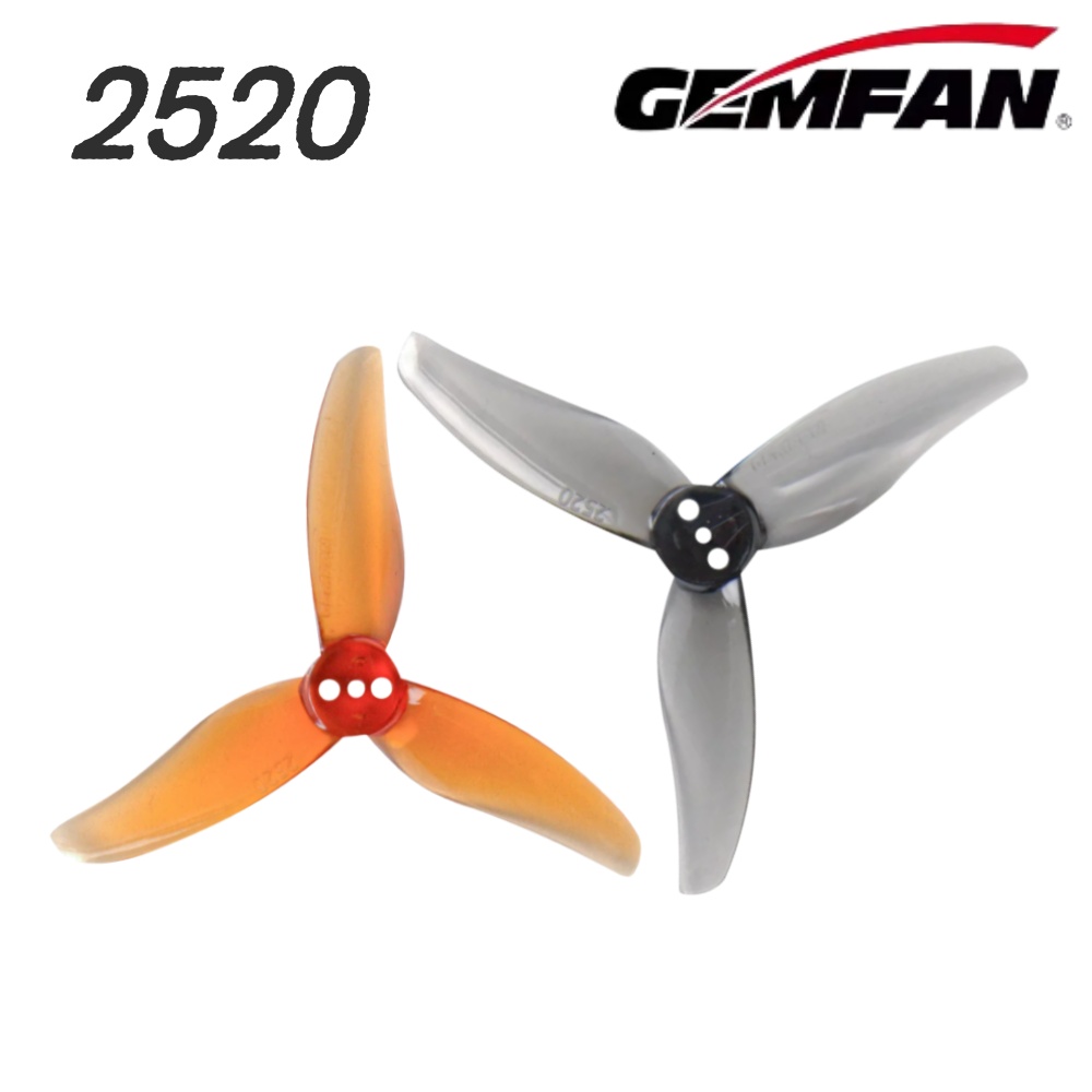 Drone Gimbal Controller - 4ペア Gemfan Hurricane 2520 2.5X2X3 3ブレードPCプロペラ