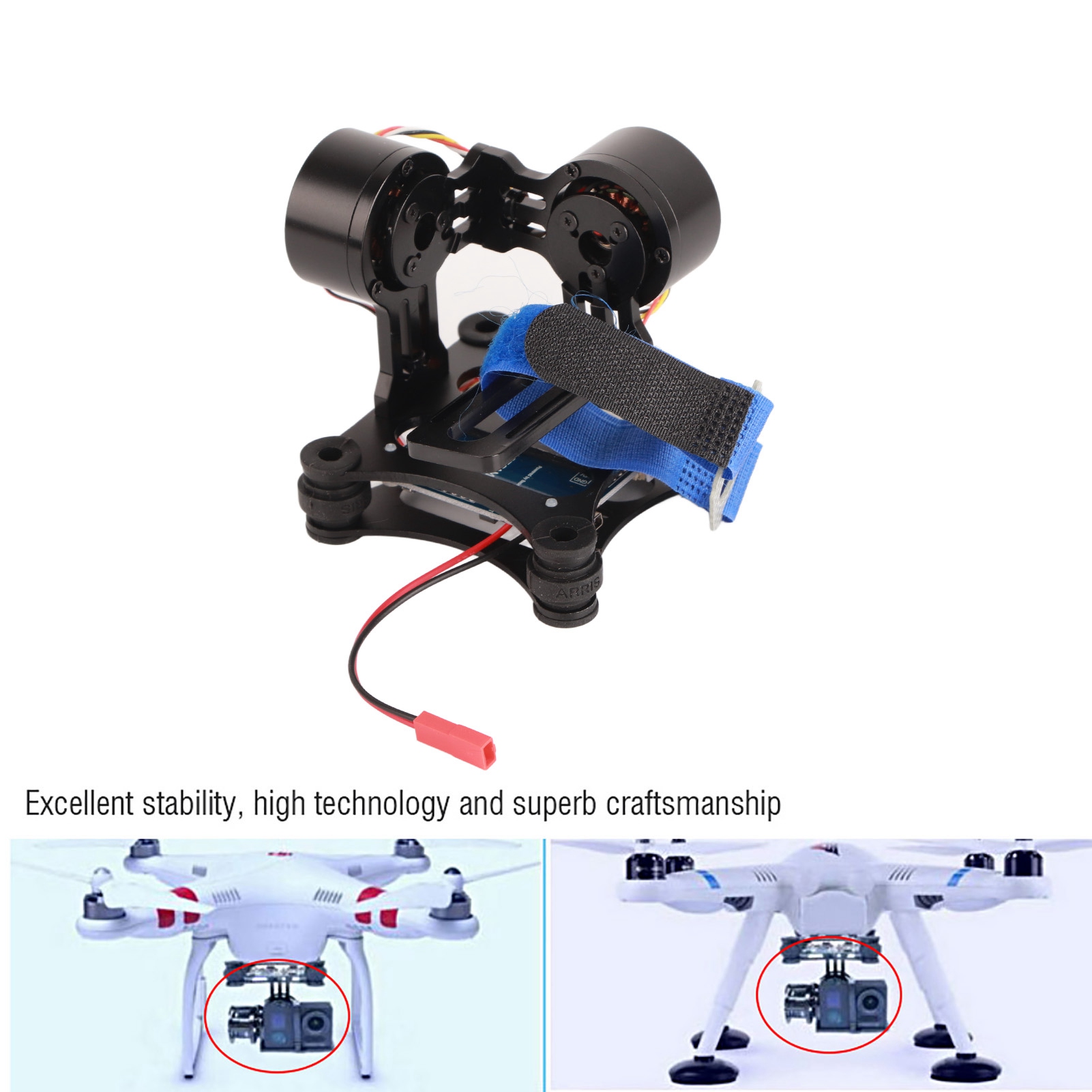 Drone Gimbal For Gopro - ブラシレスカメラジンバルメタルブラシレスジンバルボード BGC 2.2 GoPro 3/3+/4 カメラ