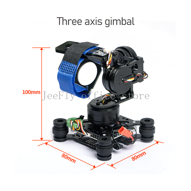 Drone Gimbal Mount - 3軸ブラシレスジンバルカメラマウント＆32bit Storm32コントローラーボード Gopro3/Gopro4/SJ4000/Xiaomi FPVカメラドローン用