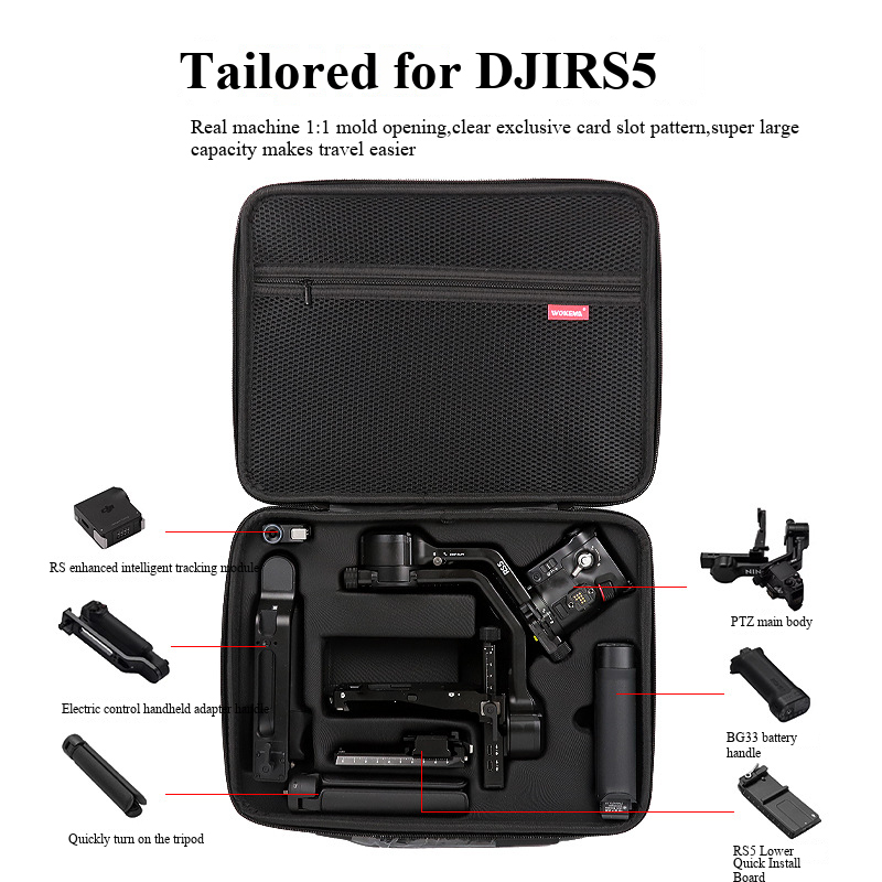 ショルダーバッグ DJI RS 5 用耐圧収納ボックスハード - Drone Gimbal Case のレビューと価格