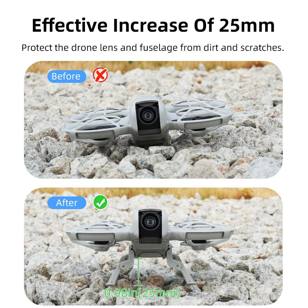 DJIネオ用折りたたみ式着陸装置,ハイトエクステンダー,着陸 - Drone Gimbal Mount のレビューと価格
