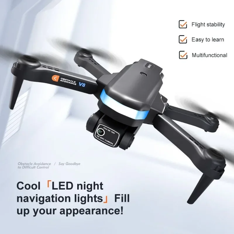 V8 プロフェッショナルドローンミニ 8K HD カメラ三面 - Drone Gimbal 2 Axis のレビューと価格