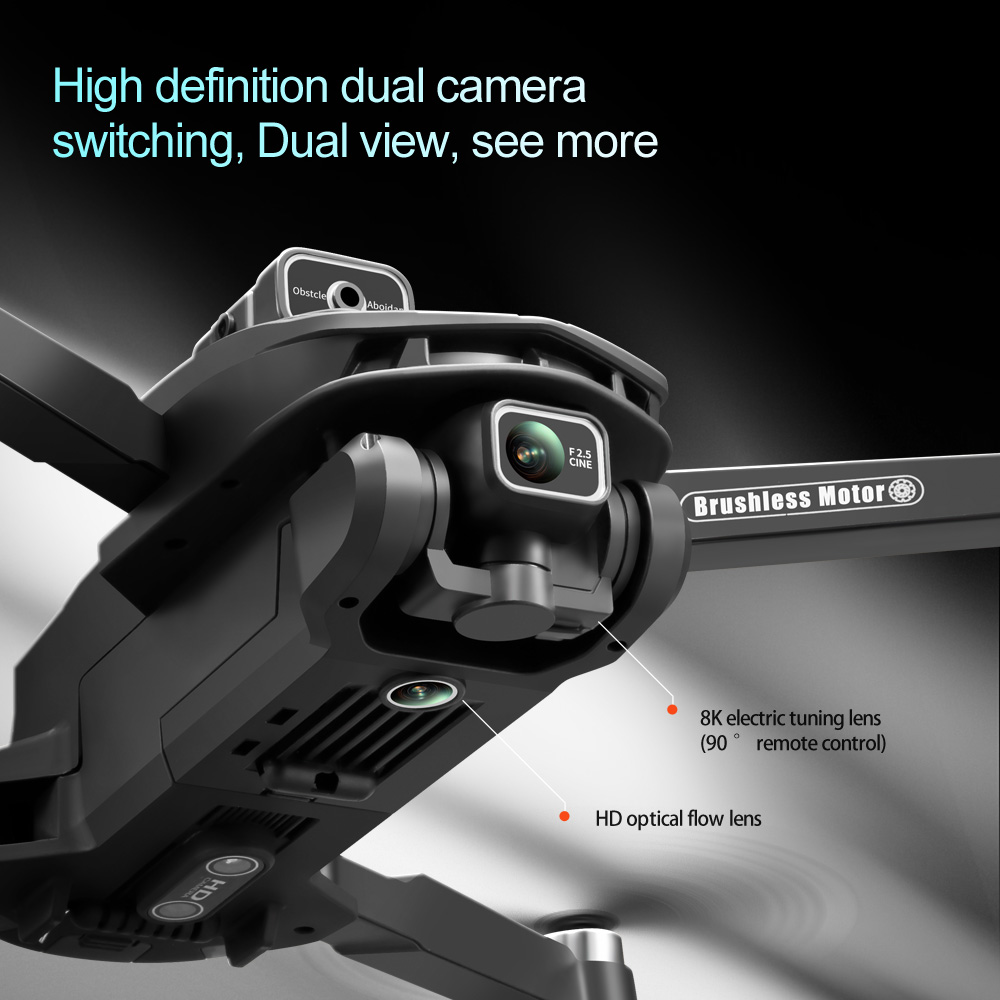 V168 PRO Max GPS ドローン 8K プロフェッ - Drone Gimbal Brushless のレビューと価格