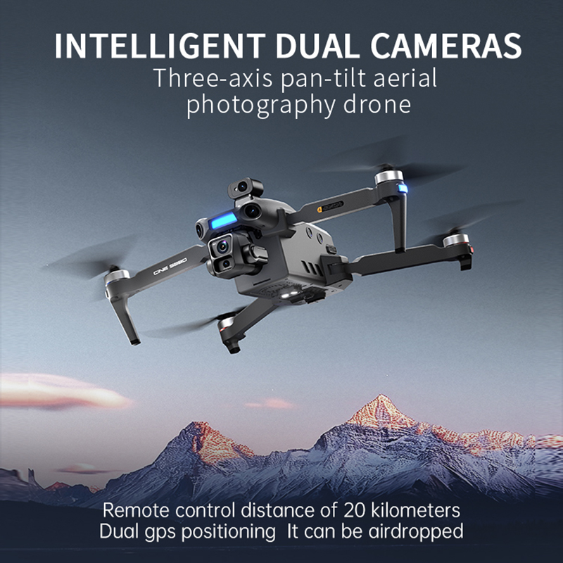 2026年新型8Kデュアルカメラドローン、5.5インチ大型ス - Drone Gimbal Mount のレビューと価格