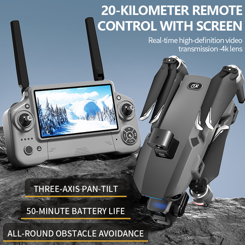 2026年新型8Kデュアルカメラドローン、5.5インチ大型ス - Drone Gimbal Mount のレビューと価格