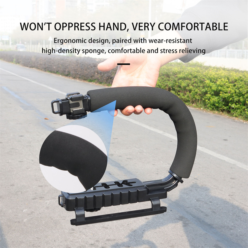 ドローンハンドヘルド撮影スタンドジンバルスタビライザーポータ - Drone Gimbal Mount のレビューと価格